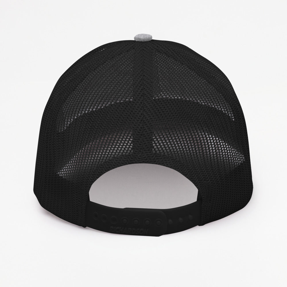 Unisex Breathable Mesh GREY // BLACK Aesthetic Structure TRAIL [ Trucker Cap ]
